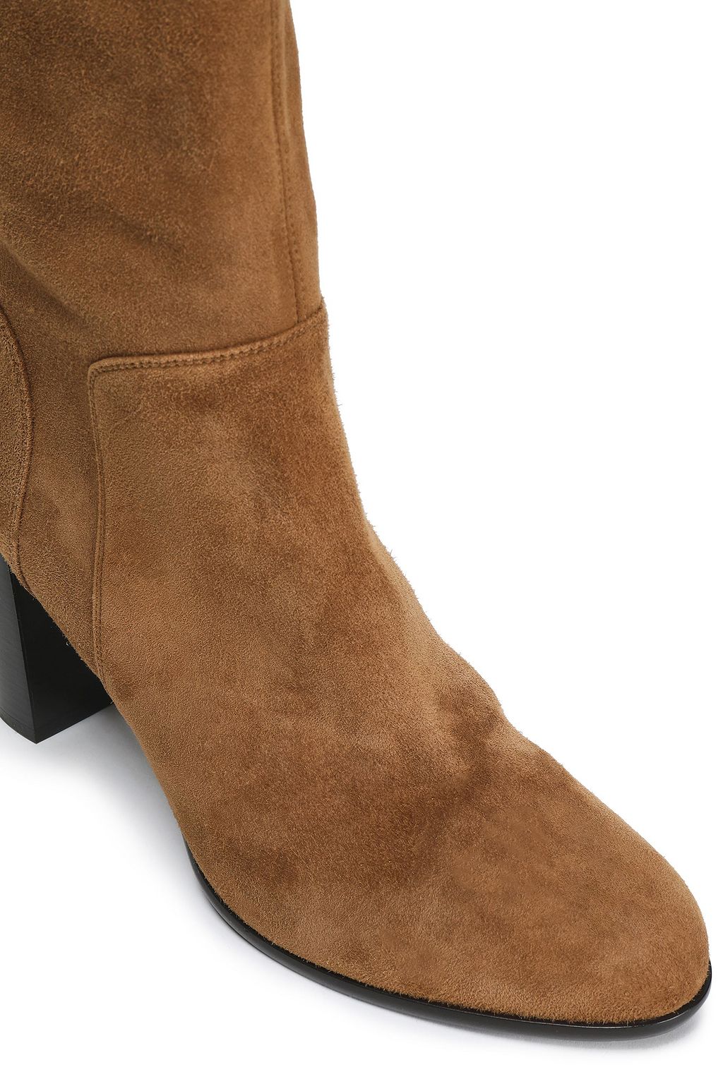 SERGIO ROSSI Suede knee boots