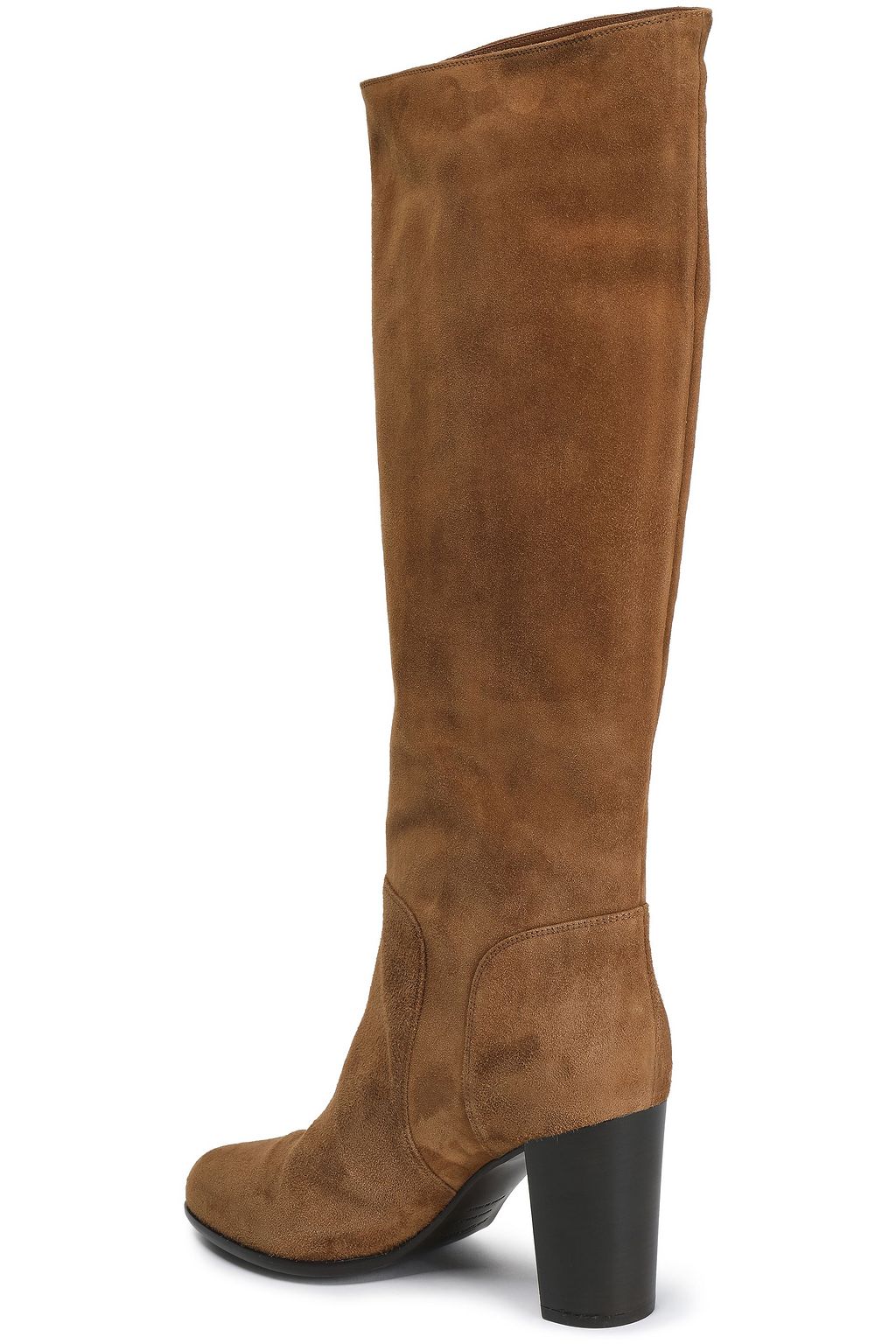 SERGIO ROSSI Suede knee boots