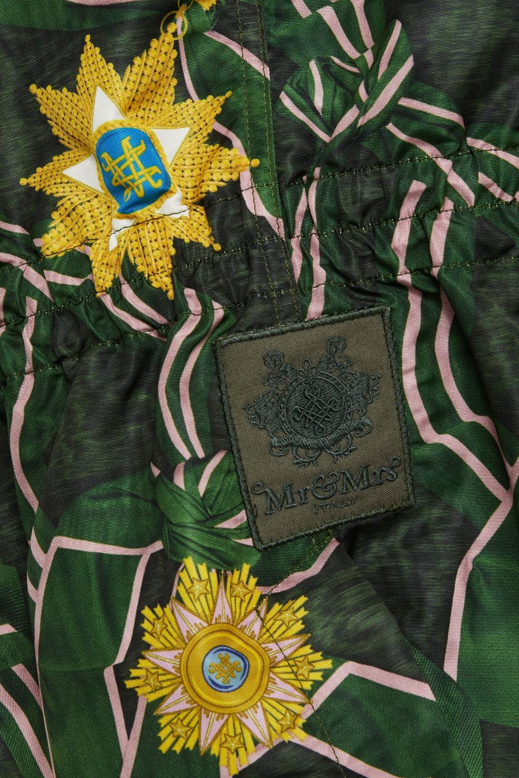 MR & MRS ITALY Printed shell field jacket