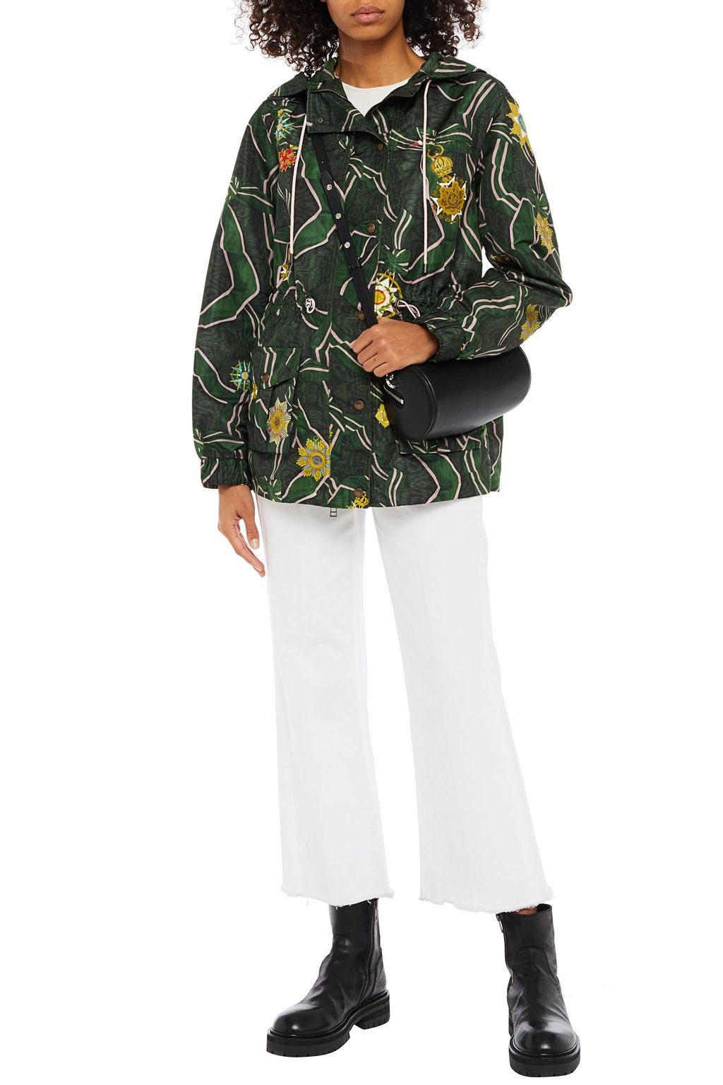 MR & MRS ITALY Printed shell field jacket