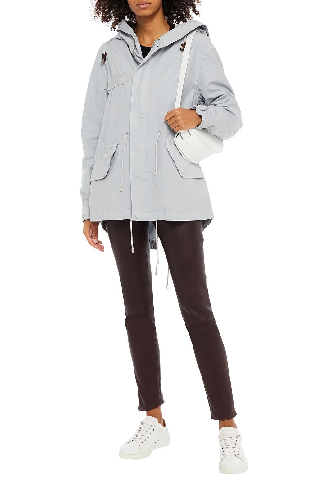 MR & MRS ITALY Cotton hooded parka