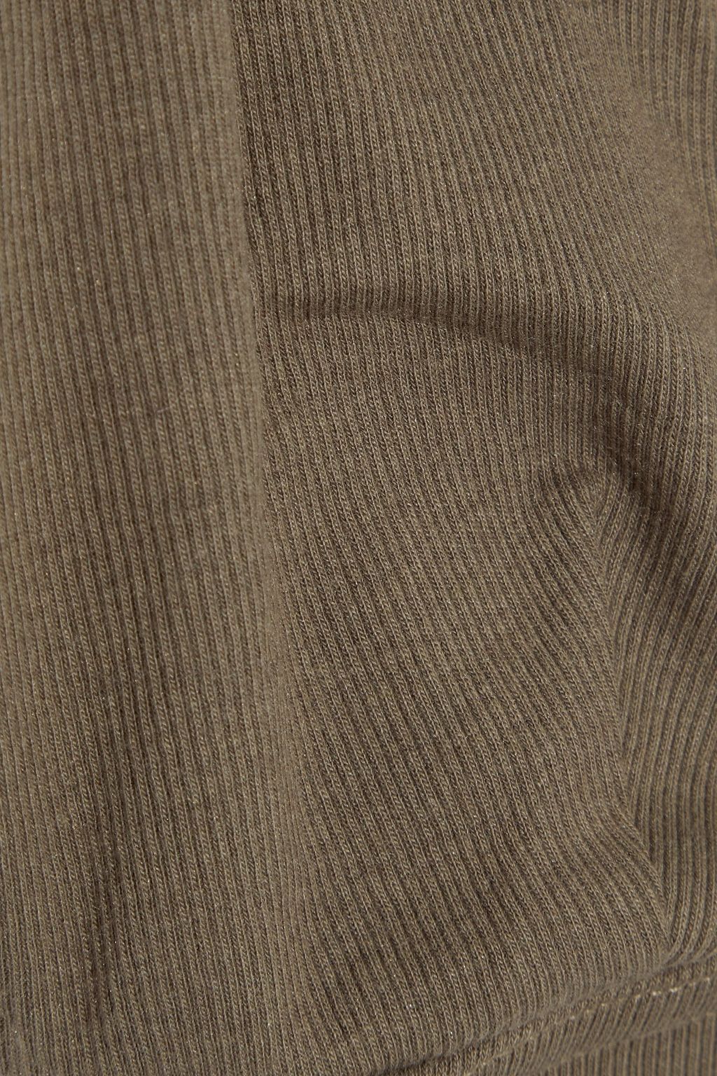 COMMANDO Ribbed stretch Pima cotton and modal-blend bralette