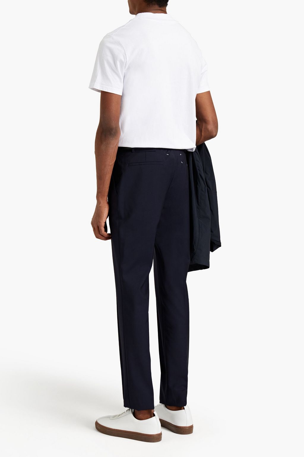 MAISON MARGIELA Tapered grain de poudre wool and mohair-blend pants
