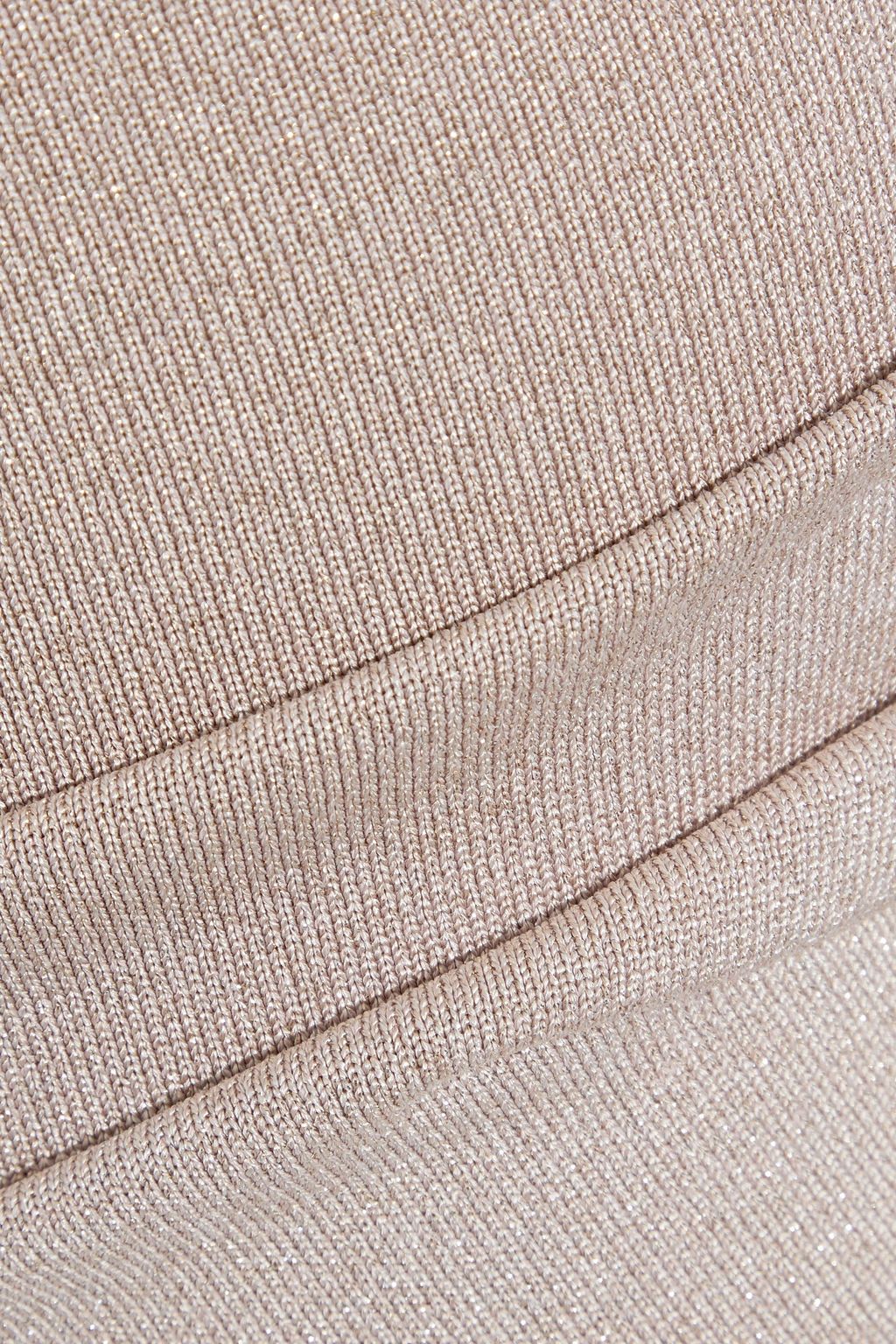 VALENTINO GARAVANI Metallic stretch-knit leggings