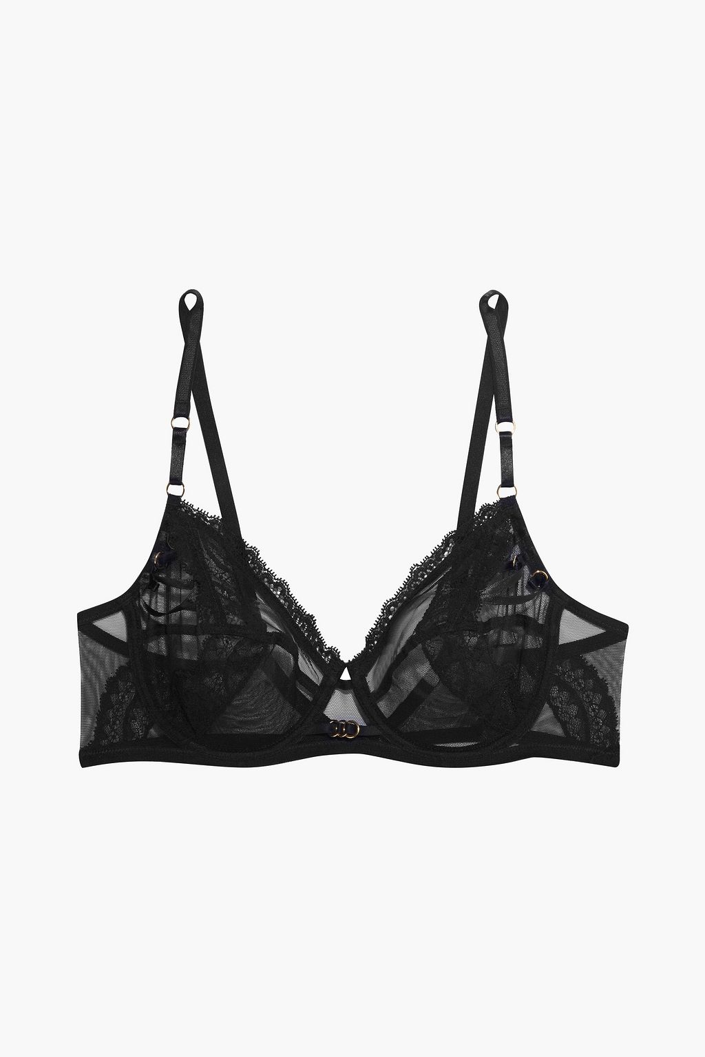 LISE CHARMEL Nouvel Eros lace-trimmed stretch-tulle underwired bra ...