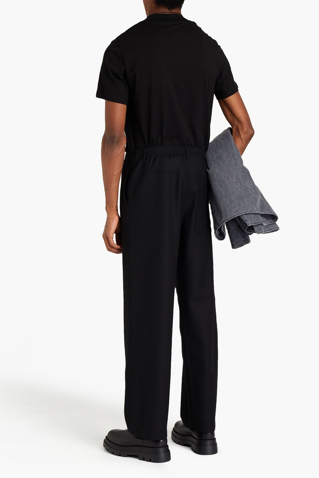 MAISON MARGIELA Wool-twill straight-leg pants
