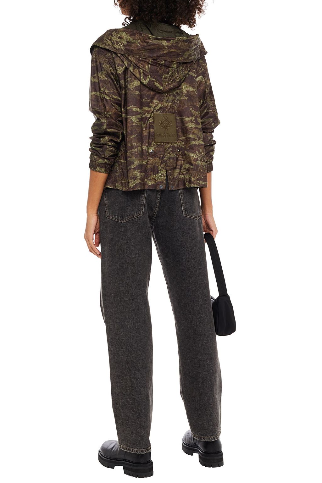 MR & MRS ITALY Camouflage-print hooded shell jacket