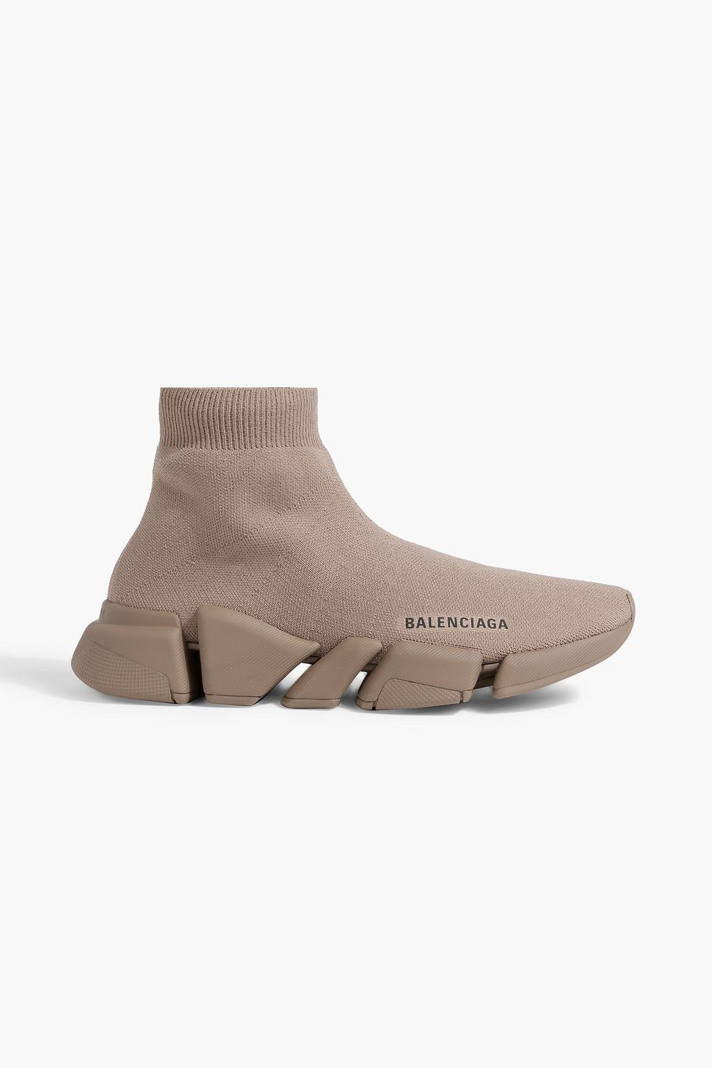 BALENCIAGA Speed 2.0 LT logo-print stretch-knit high-top sneakers | THE ...