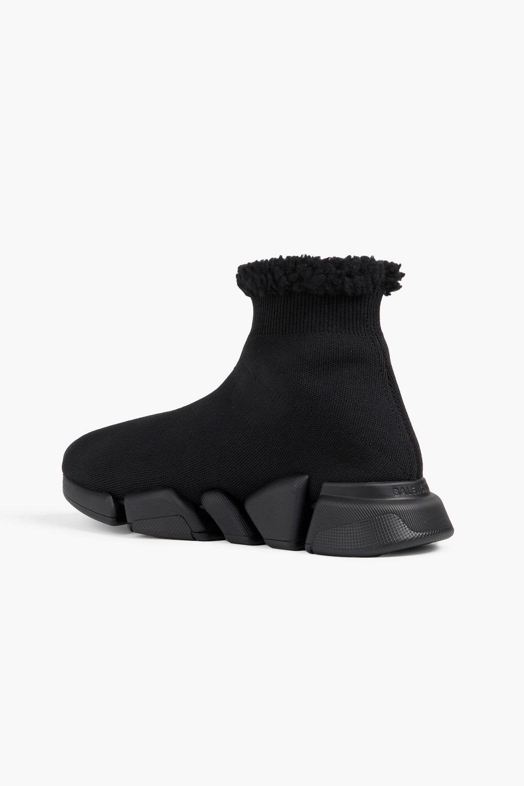 BALENCIAGA Speed 2.0 printed stretch-knit high-top sneakers