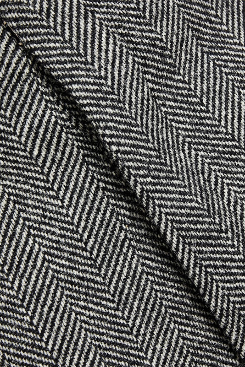 MAISON MARGIELA Tapered herringbone wool pants