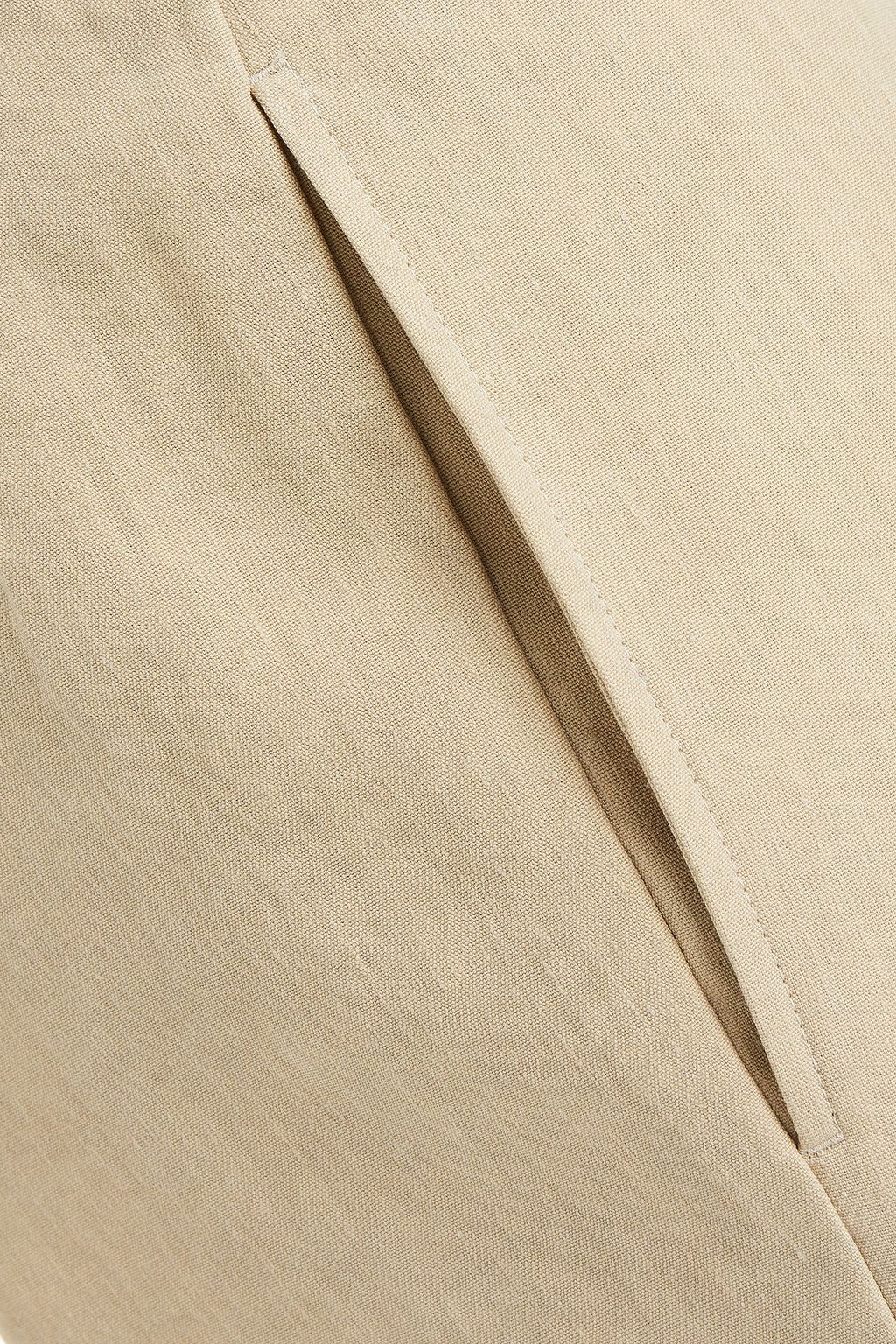 MAISON MARGIELA Tapered linen and cotton-blend pants
