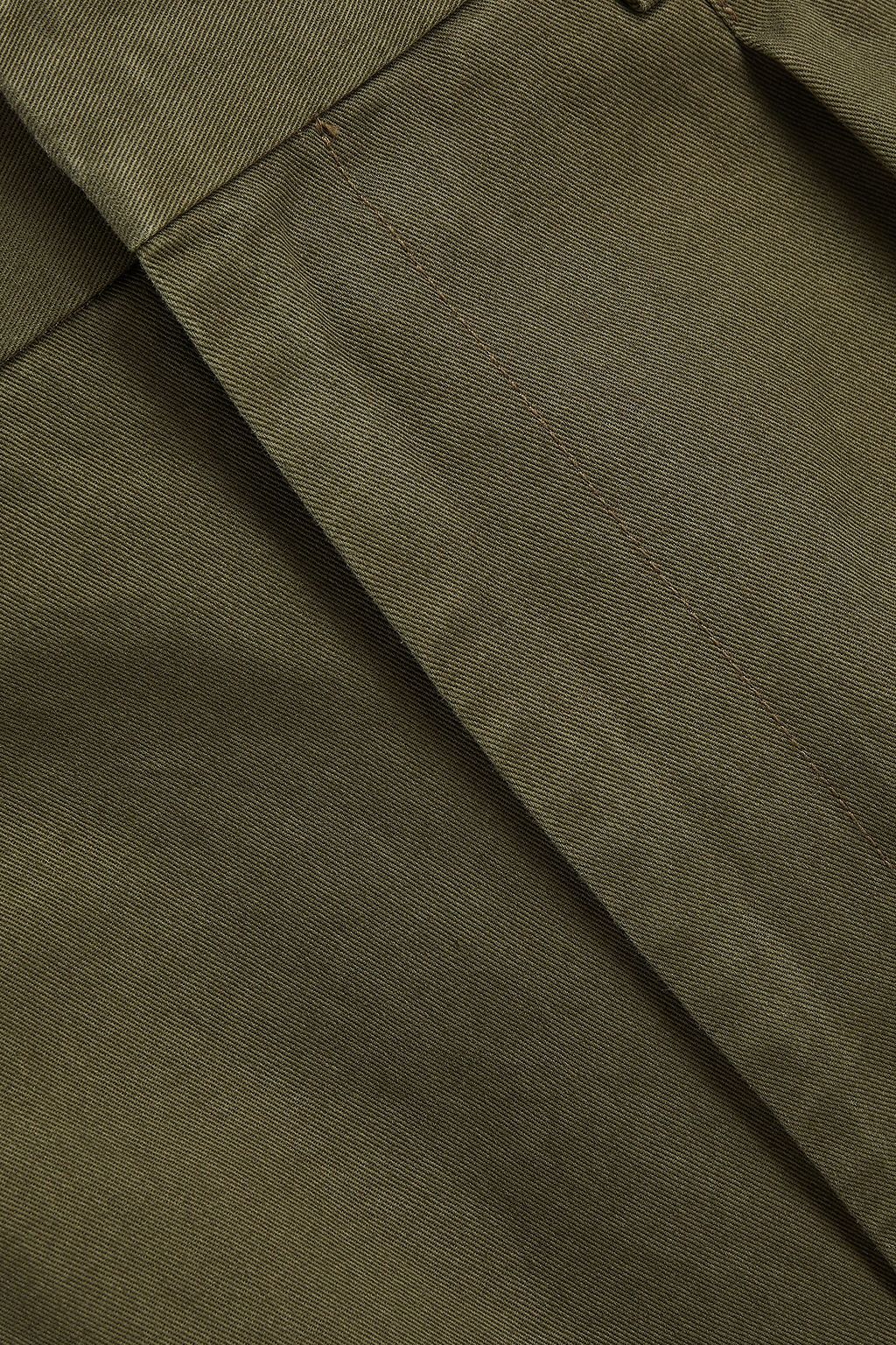 MAISON MARGIELA Tapered pleated cotton-twill pants
