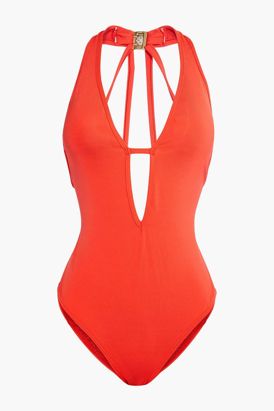 Jets Australia By Jessika Allen Woman Cutout Swimsuit Tomato Red Size 10