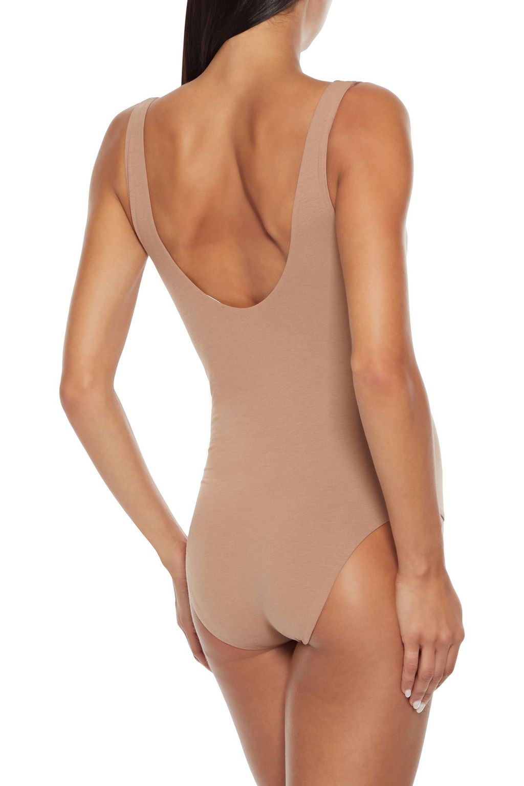 SKIN Stretch organic Pima cotton-jersey bodysuit