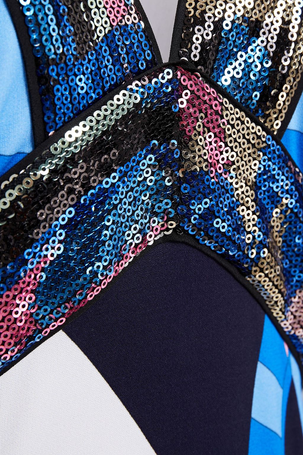 PUCCI Embellished printed jersey maxi dress