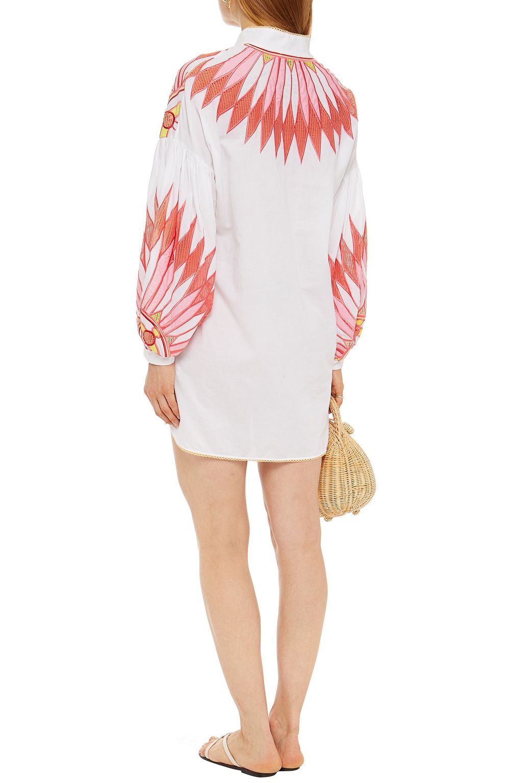 PUCCI Embroidered cotton mini dress