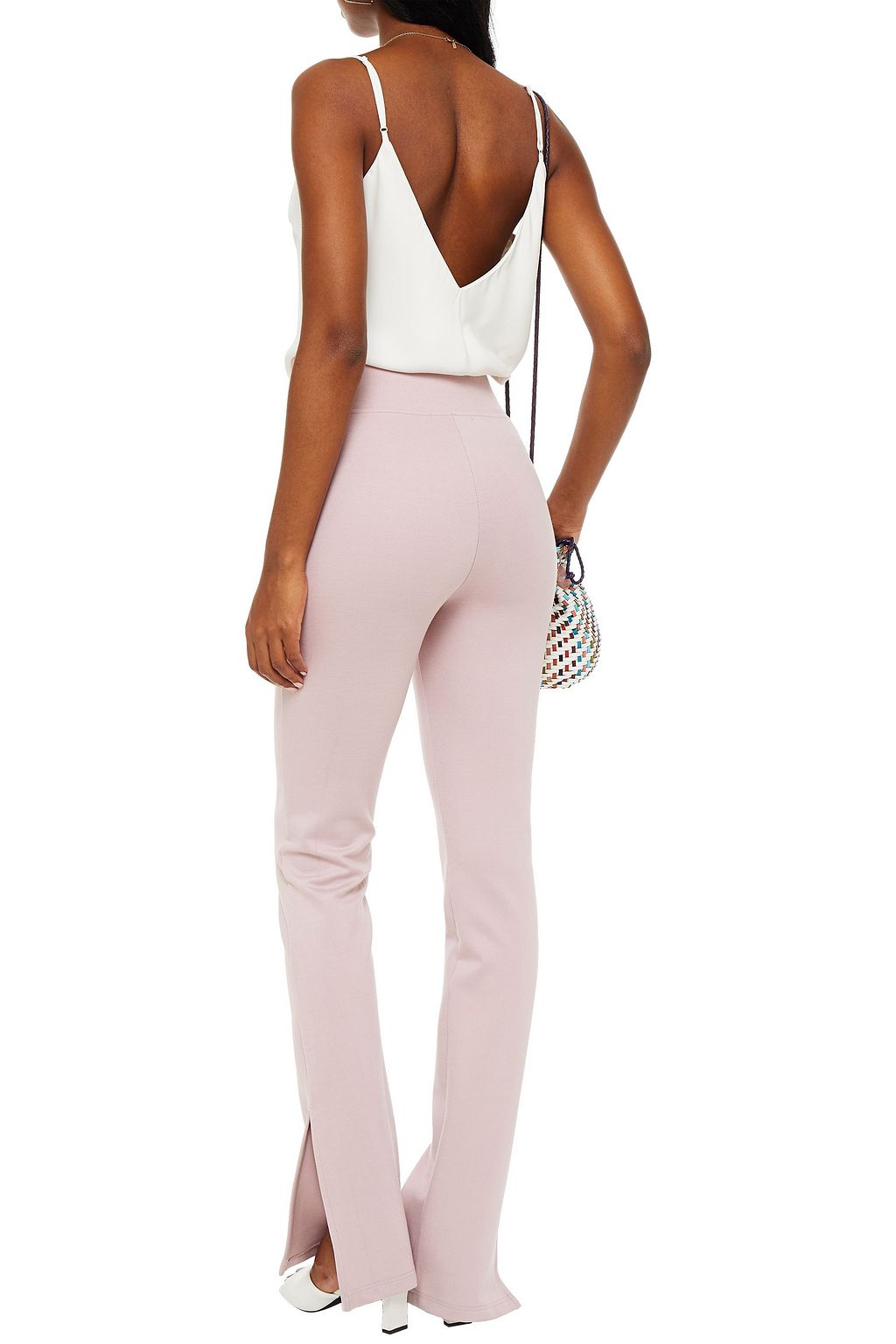 NICHOLAS Jersey bootcut pants