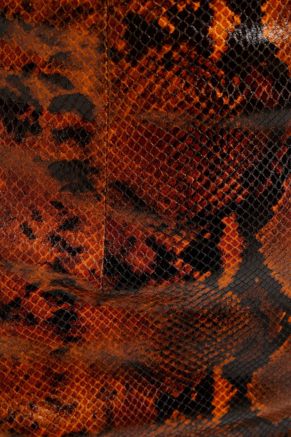 GAUGE81 Luampa faux snake-effect leather mini skirt