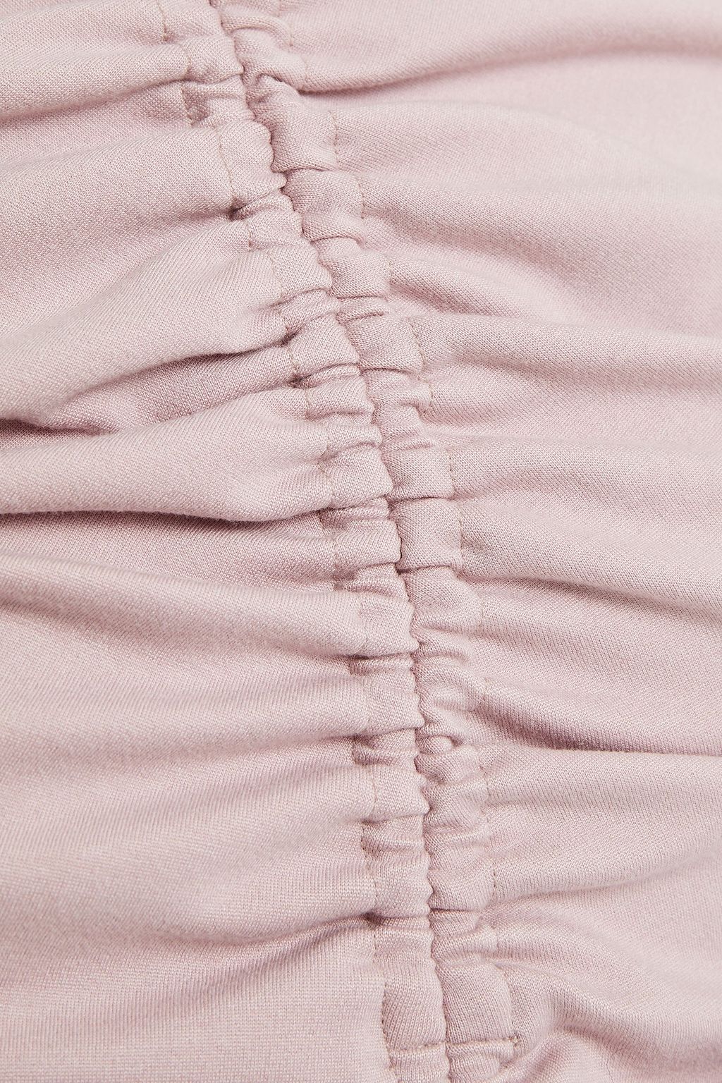NICHOLAS Cropped ruched jersey top