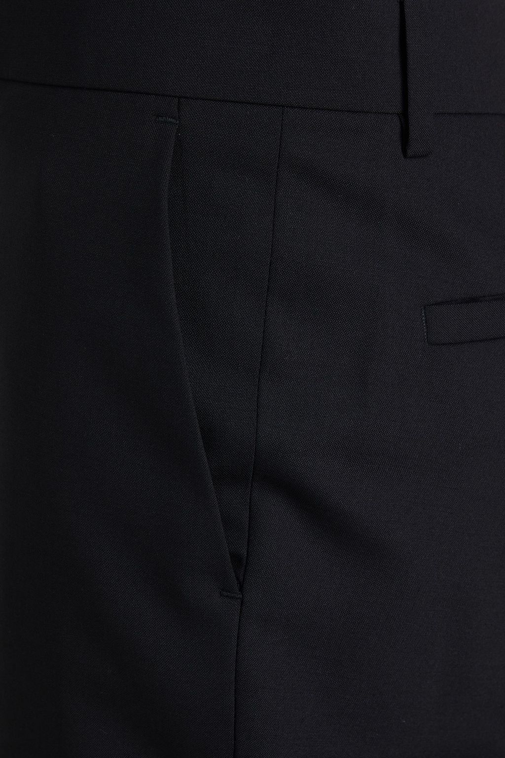 MICHAEL KORS Slim-fit grain de poudre wool-blend pants