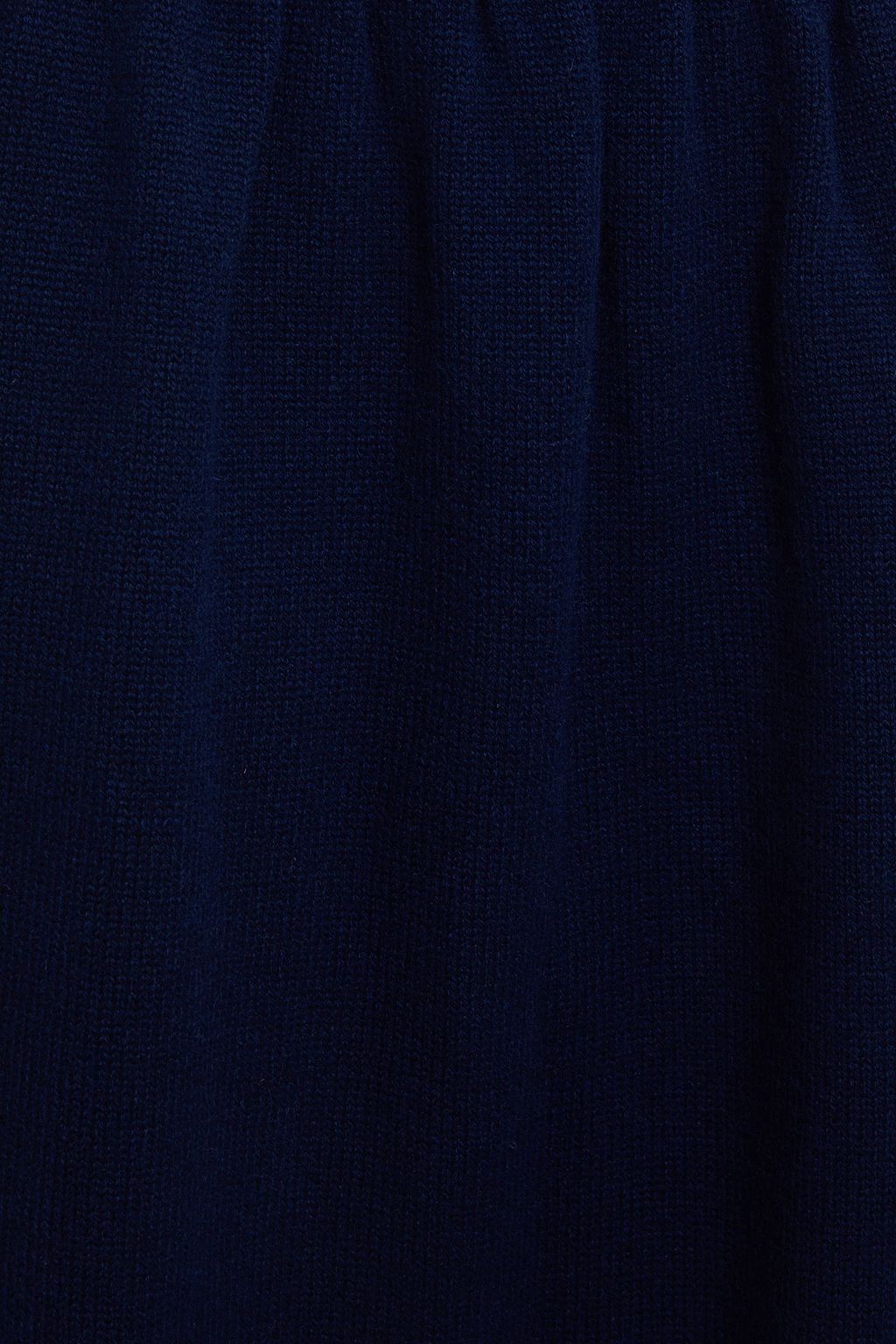 TIBI Tie-detailed cashmere midi skirt