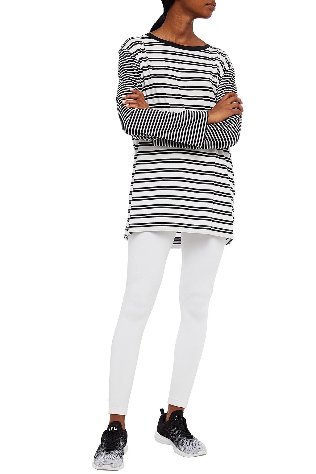 THE UPSIDE Kabuk Celia striped cotton-jersey top