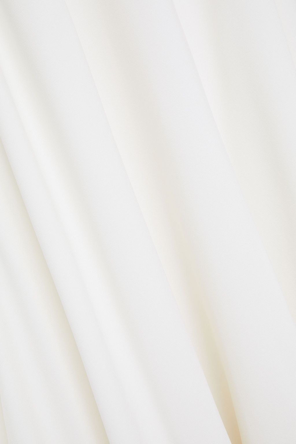 STELLA MCCARTNEY Pleated stretch-crepe halterneck gown