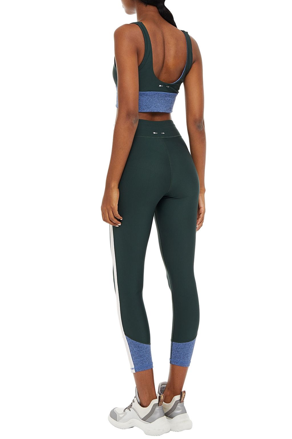 THE UPSIDE Bhoomi Daisy two-tone stretch sports bra