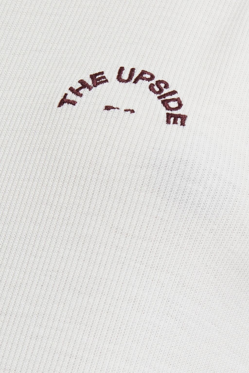THE UPSIDE Frankie embroidered ribbed jersey tank