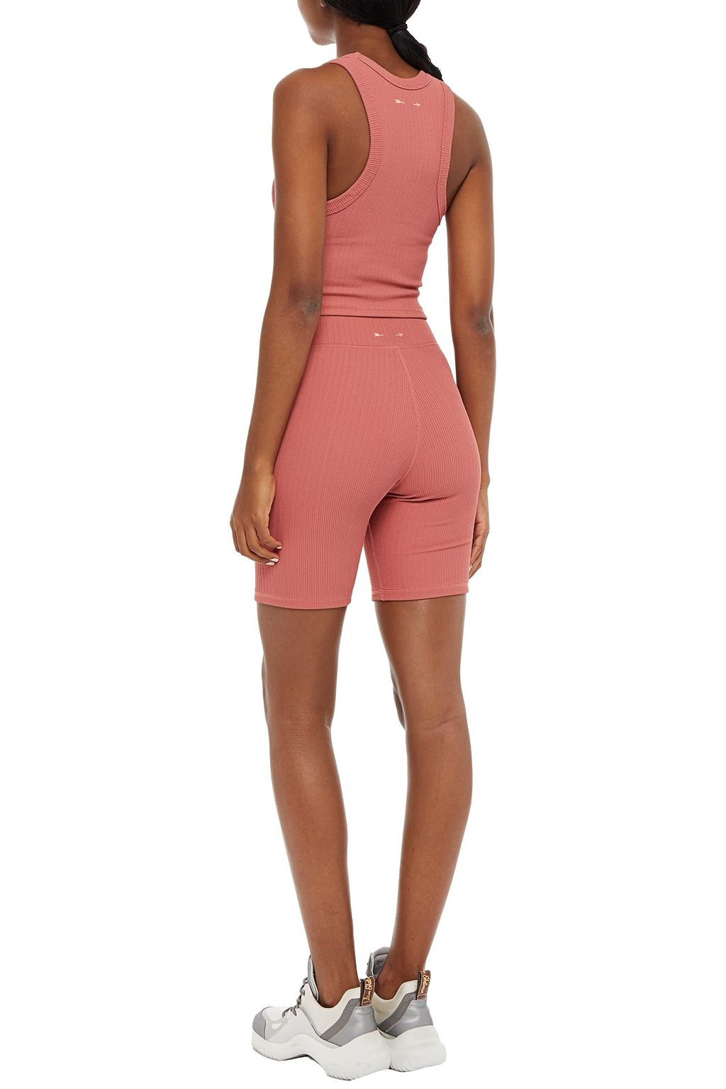 THE UPSIDE Dance Spin stretch-jacquard shorts