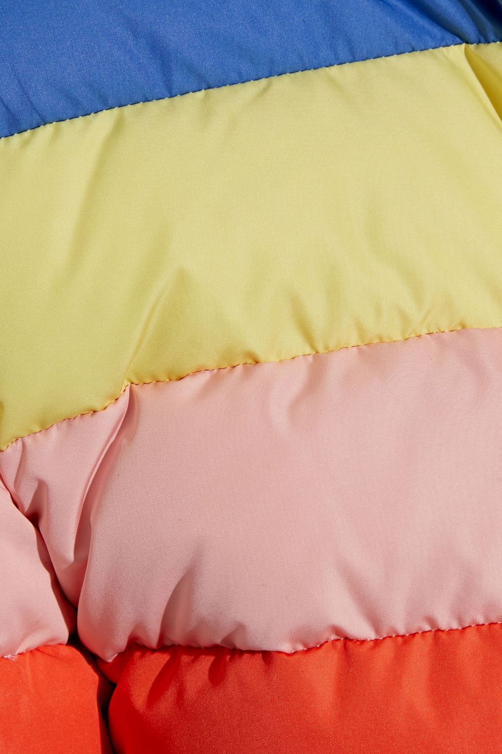 PERFECT MOMENT Queenie quilted striped down ski jacket