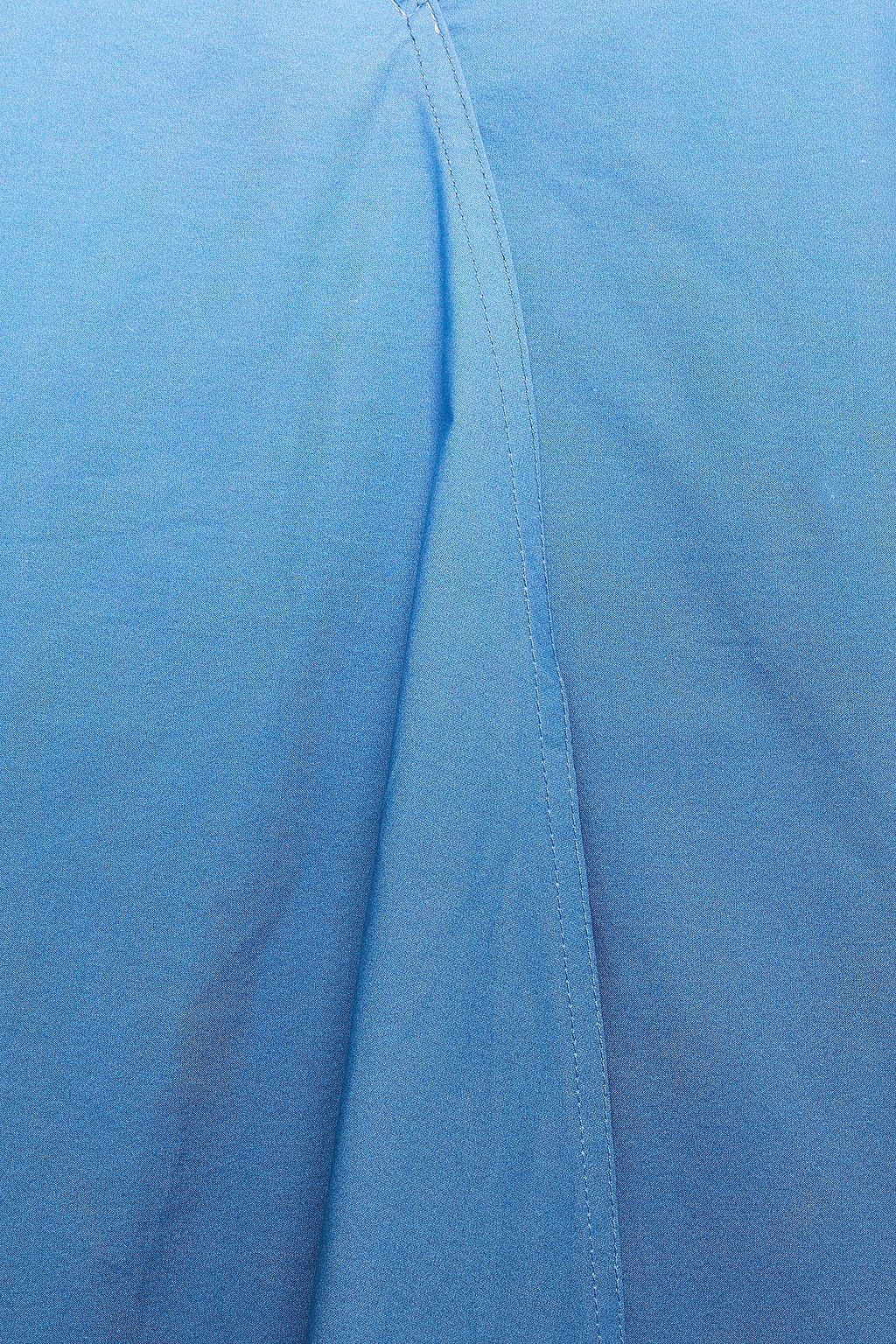 TIBI Wrap-effect dégradé cotton-poplin top