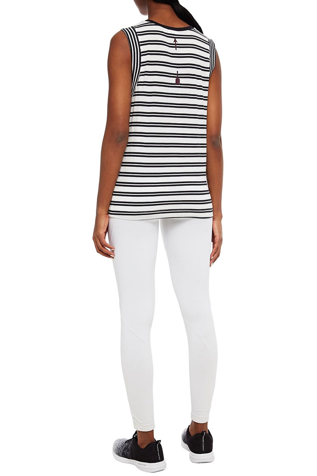 THE UPSIDE Kabuk Muscle striped cotton-jersey tank