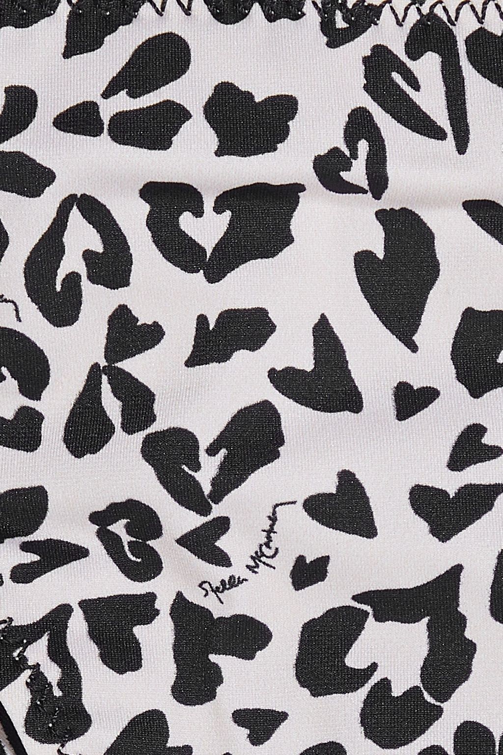 STELLA MCCARTNEY Tief sitzendes Bikini-Höschen mit Print