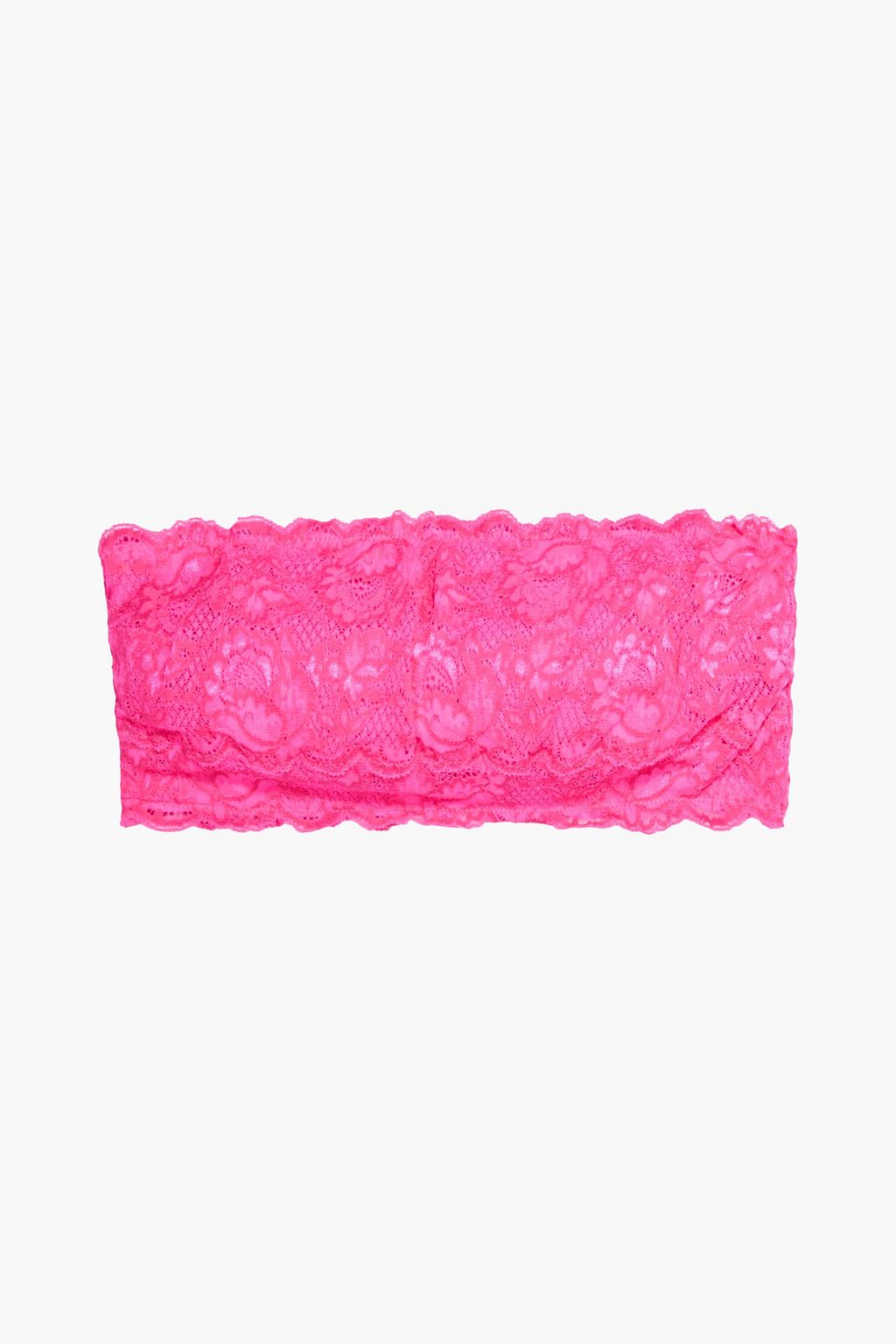 COSABELLA Never Say Never Flirtie neon stretch-lace bandeau bra