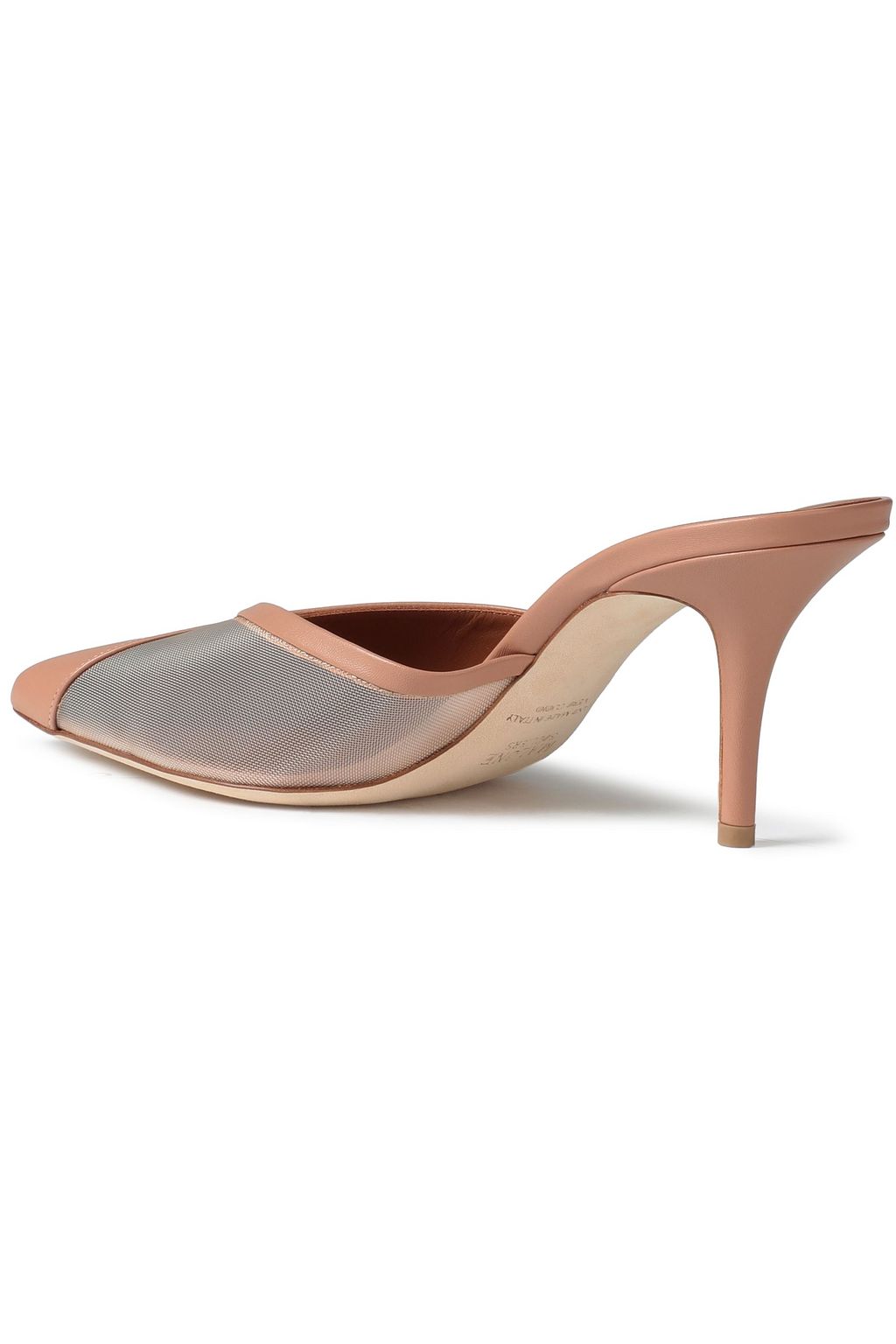 MALONE SOULIERS Vita 70 leather and mesh mules