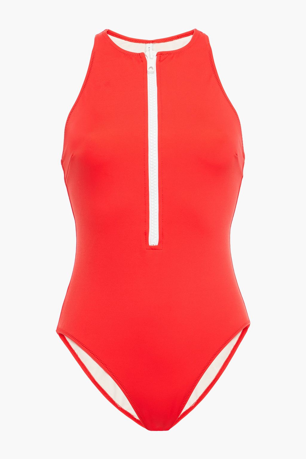 pinstripe swimsuit
