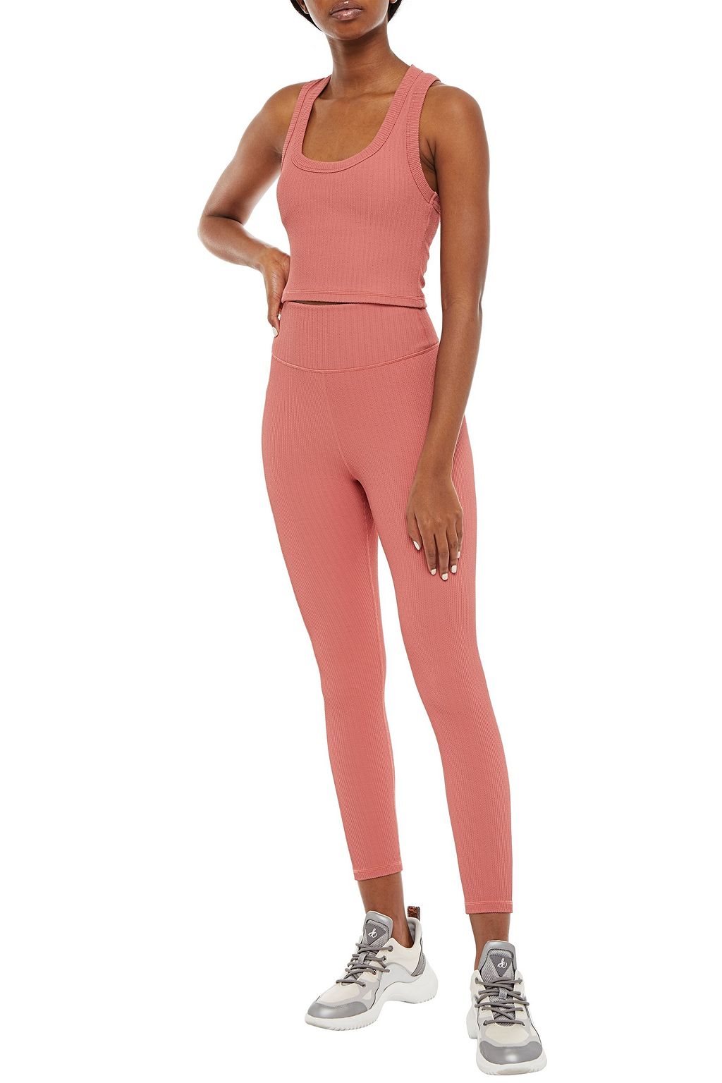 THE UPSIDE Stretch-jacquard leggings