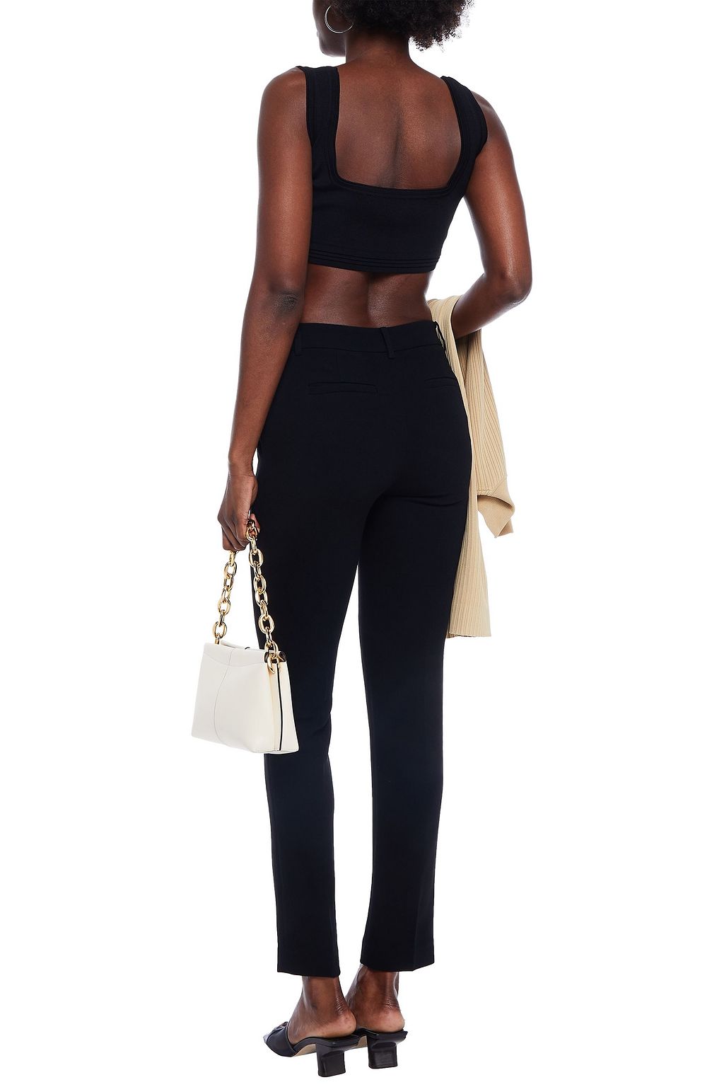 TIBI Crepe slim-leg pants