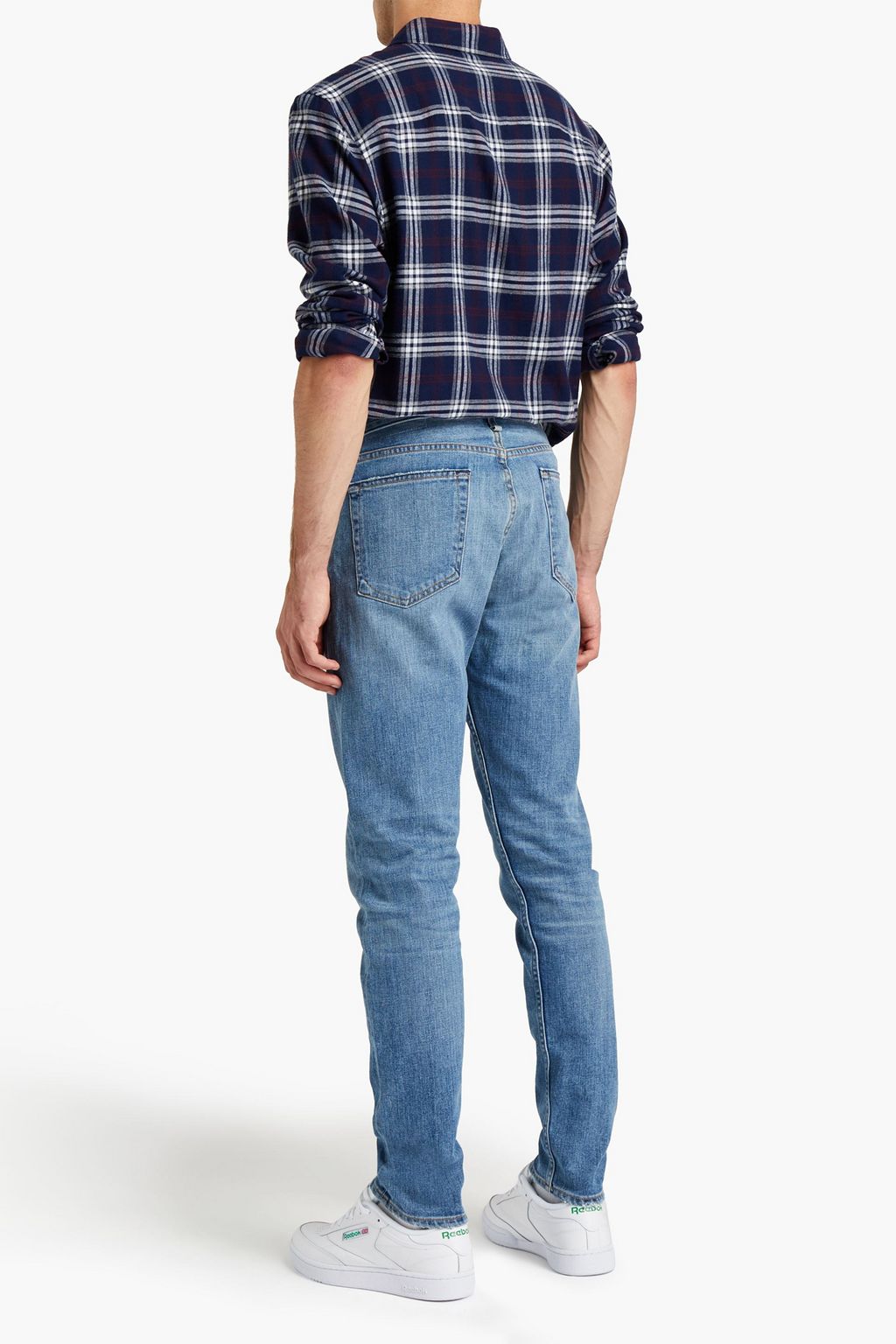 RAG & BONE Slim-fit distressed faded denim jeans