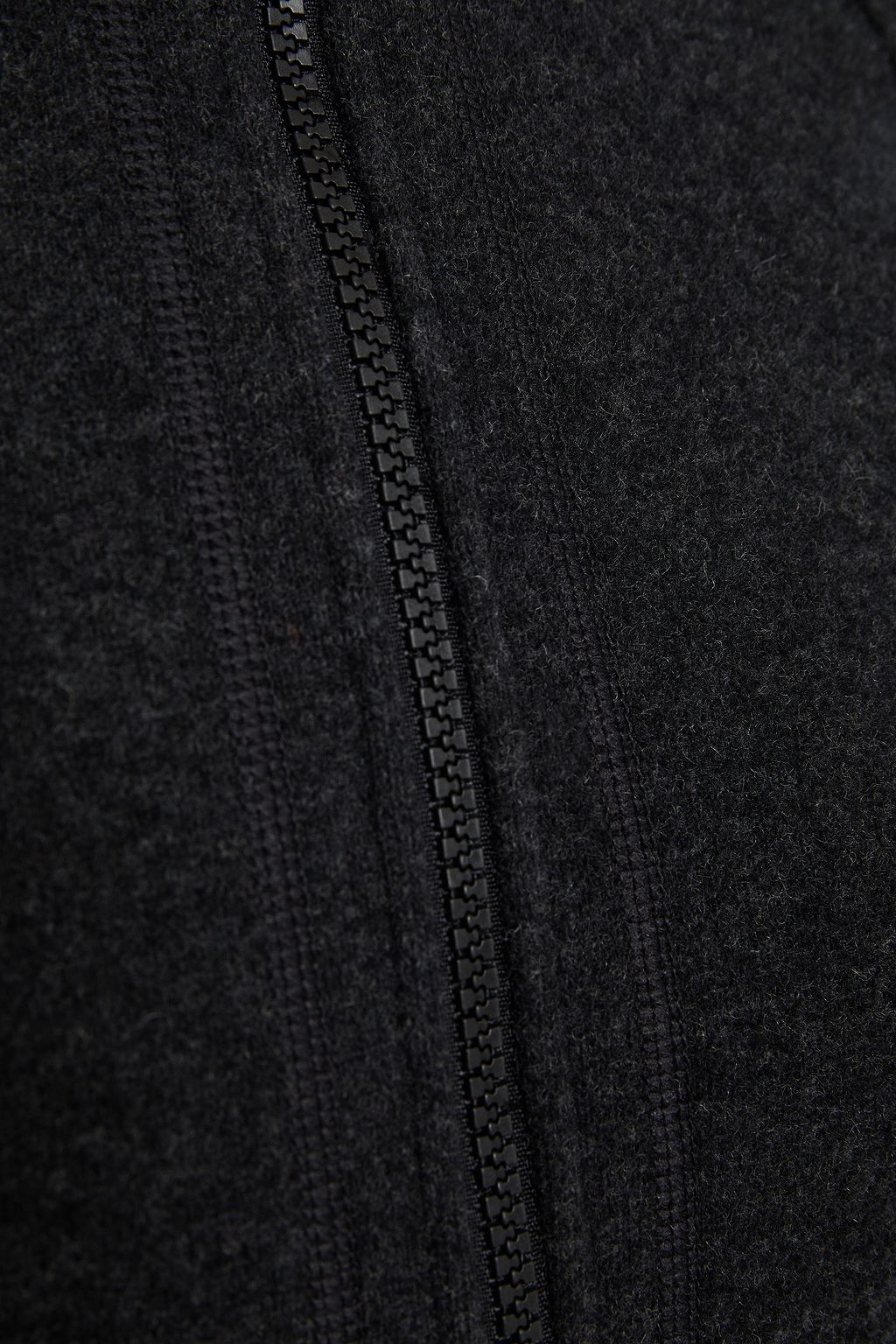 BOGNER Elinora shell-trimmed brushed wool-blend track jacket