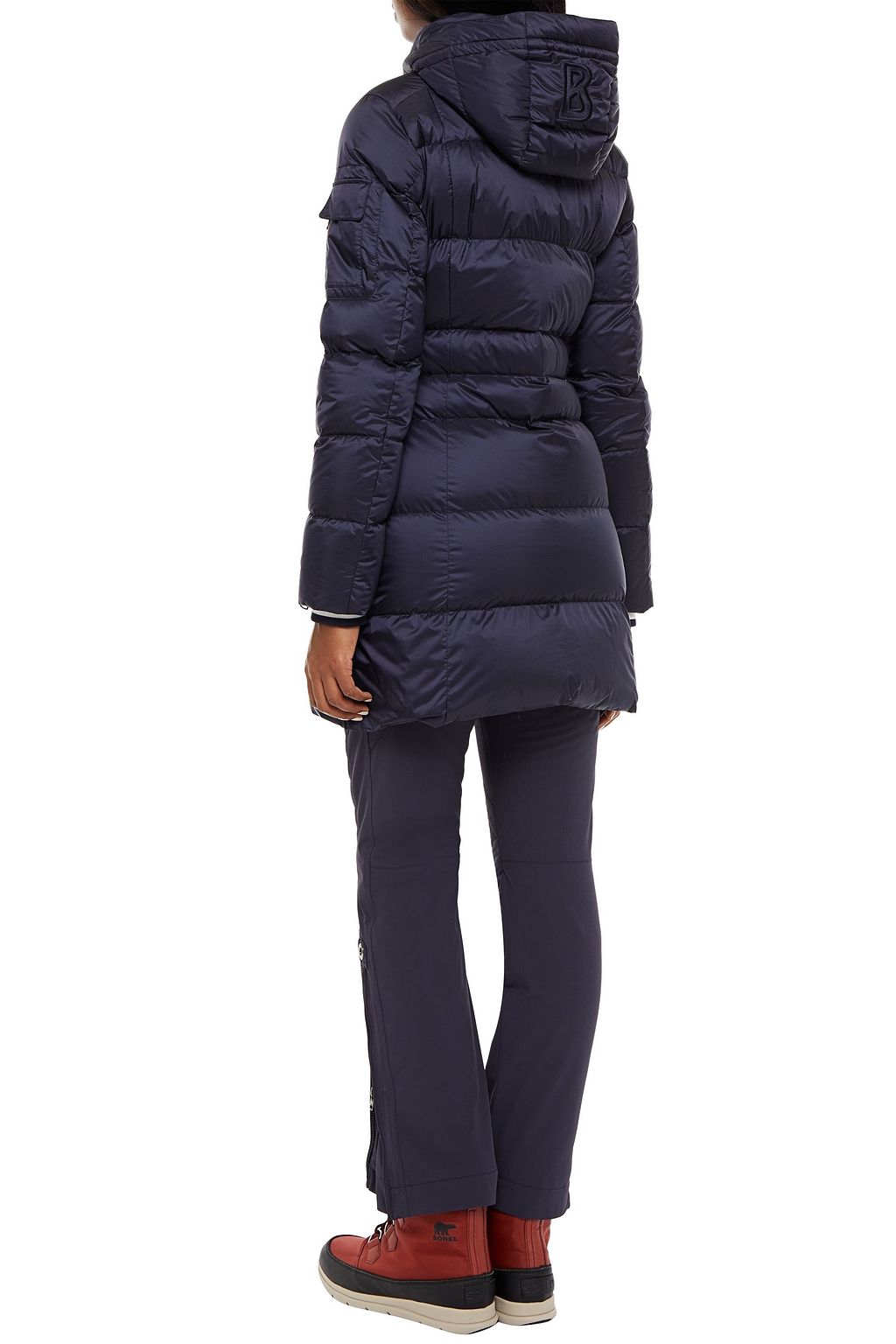 BOGNER Holly quilted hooded down ski jacket