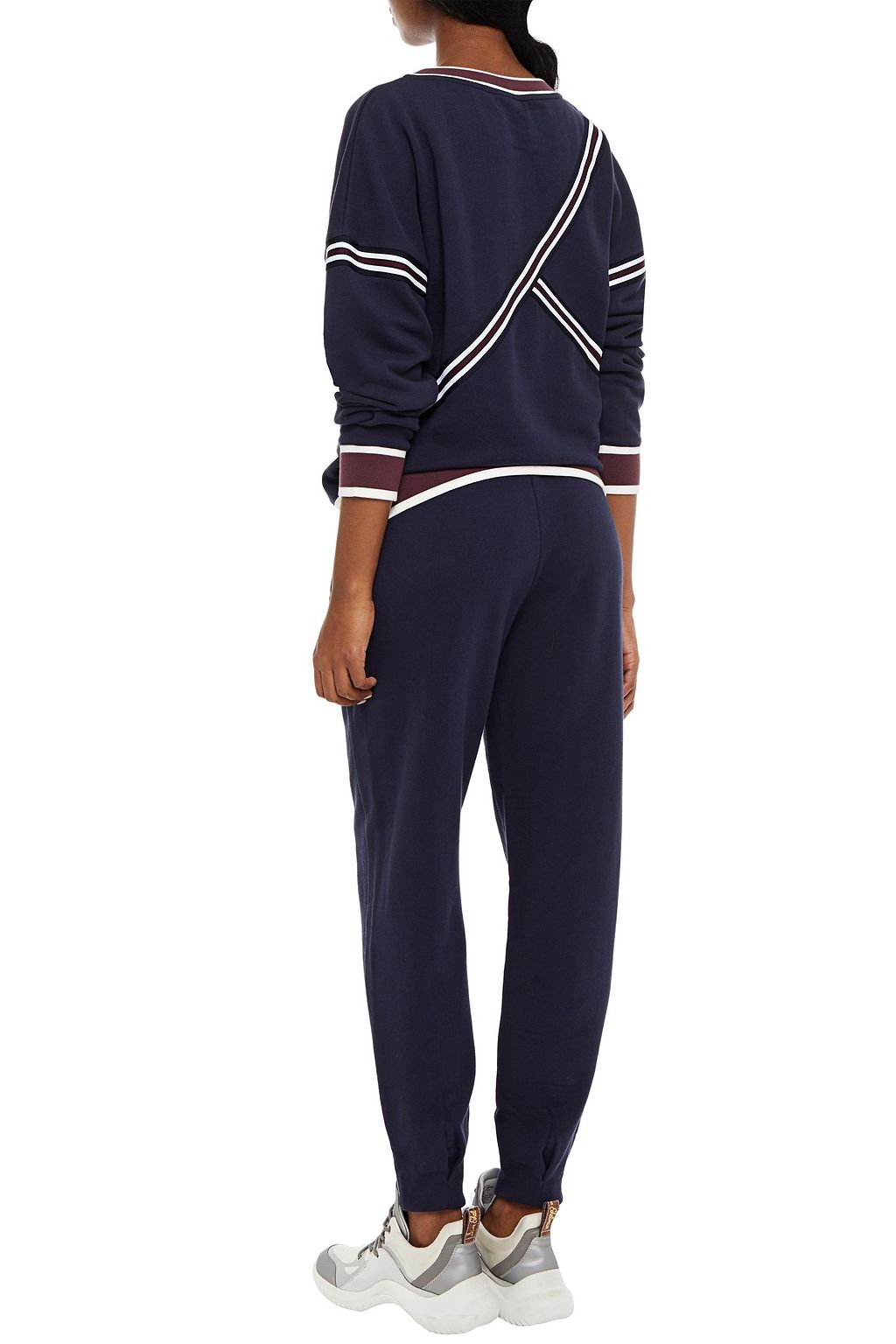 THE UPSIDE Bruna French cotton-terry track pants
