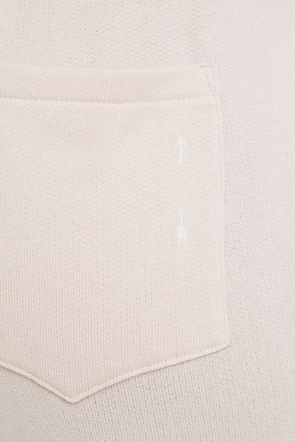 THE UPSIDE Major French cotton-terry track pants
