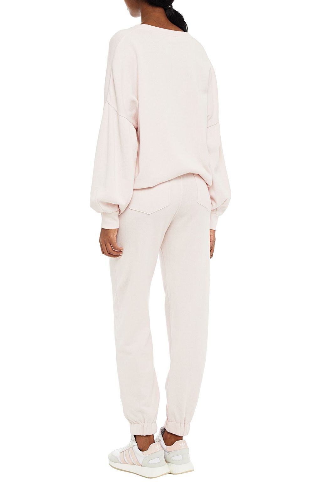 THE UPSIDE Major French cotton-terry track pants