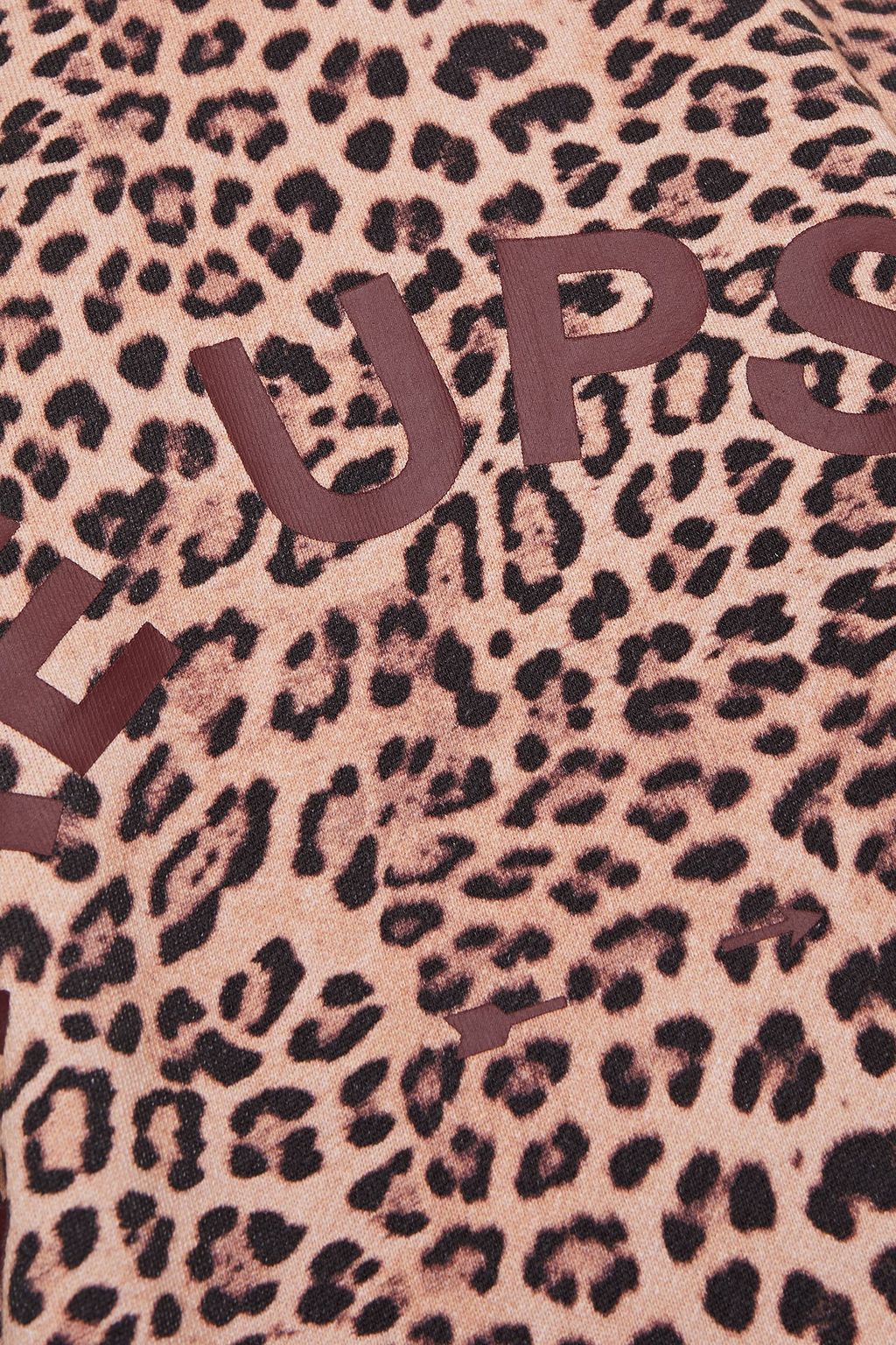 THE UPSIDE Jane printed French cotton-terry sweatshirt