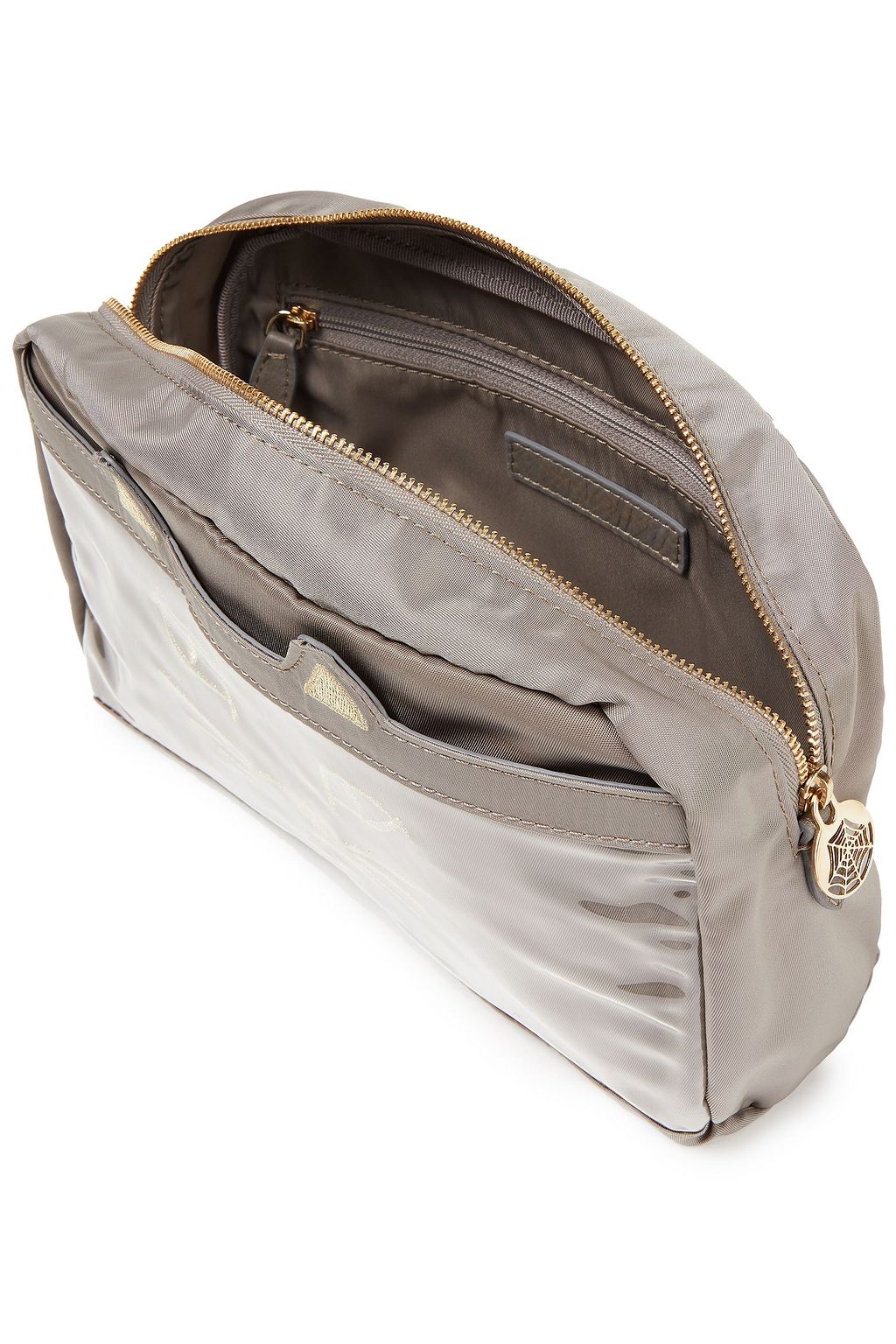CHARLOTTE OLYMPIA Embroidered printed shell cosmetics case