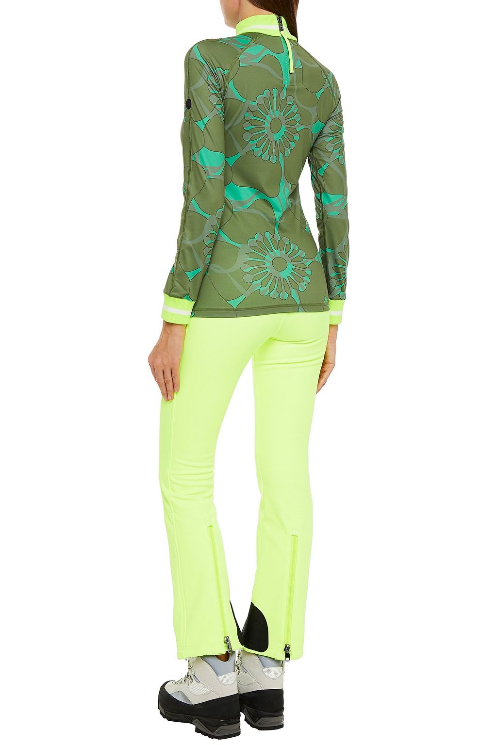 BOGNER Floral-print stretch base layer