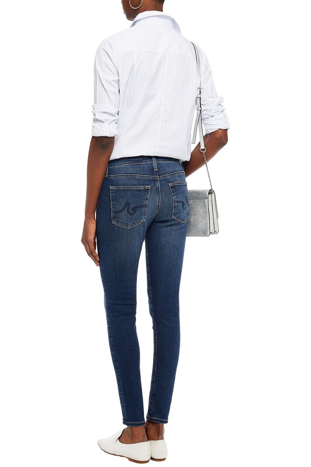 AG JEANS Farrah high-rise skinny jeans