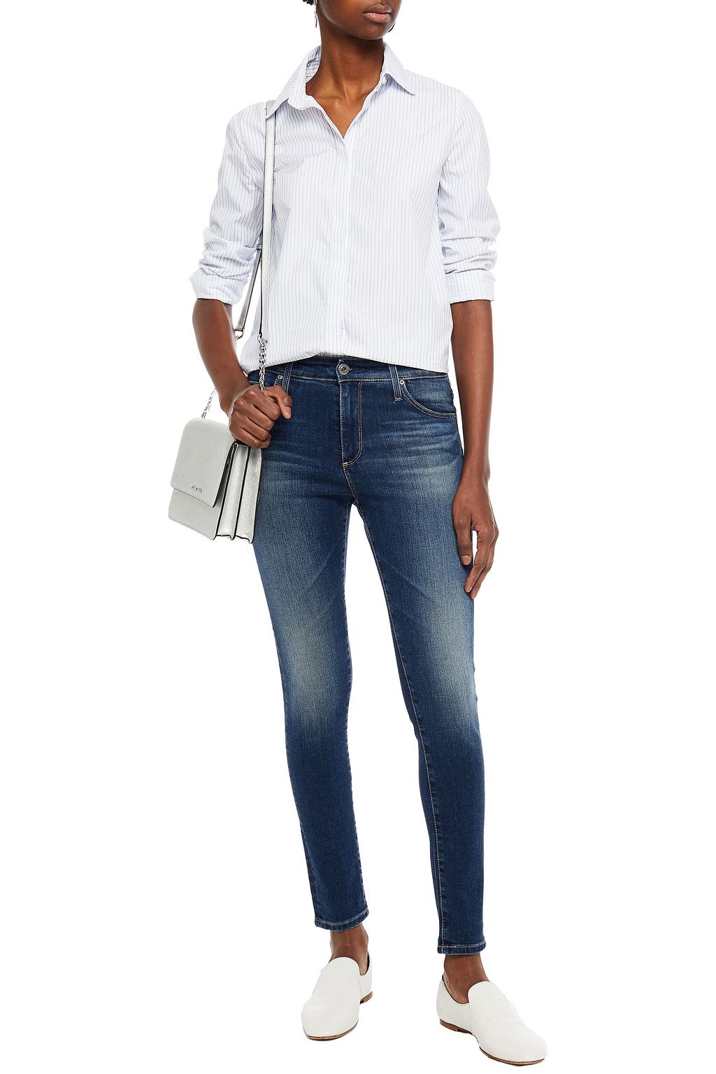AG JEANS Farrah high-rise skinny jeans